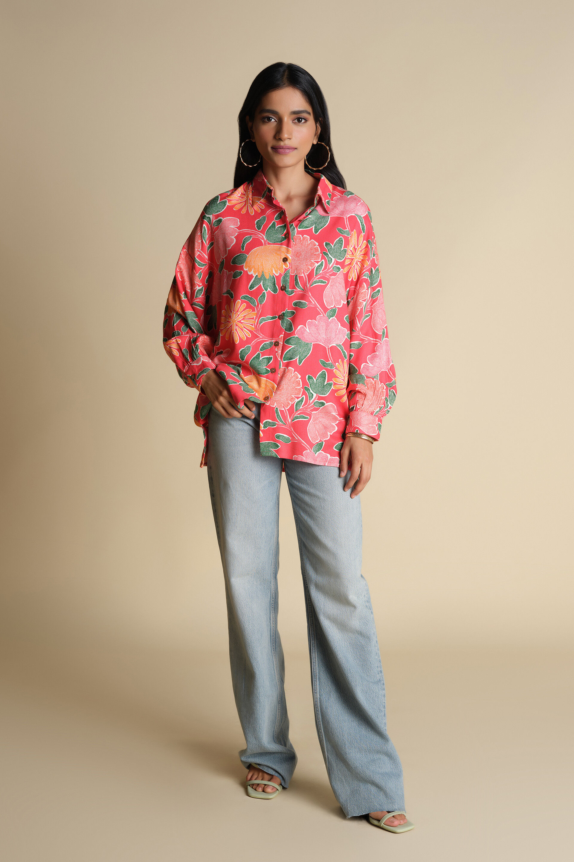 Red Blossom Top, Red, image 2